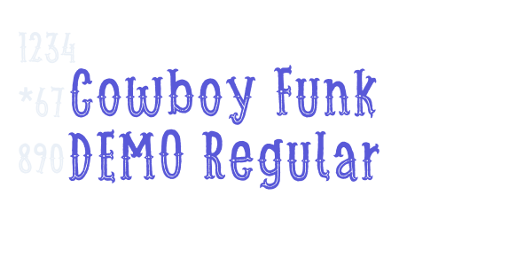 Cowboy Funk DEMO Regular font free