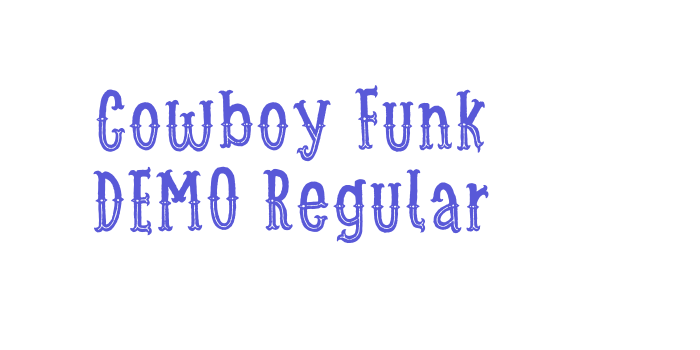 Cowboy Funk DEMO Regular Font Download