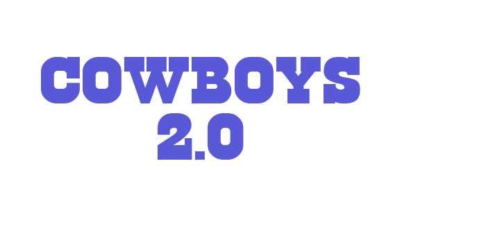 Cowboys 2.0 Font Download