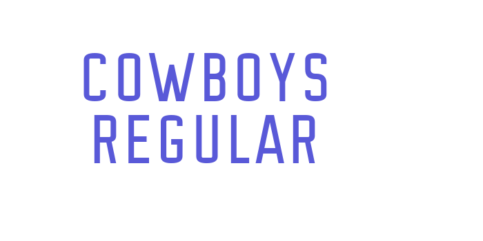 Cowboys Regular Font