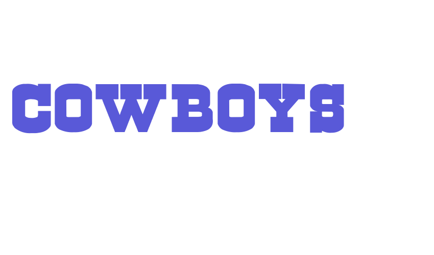 Cowboys Font Download