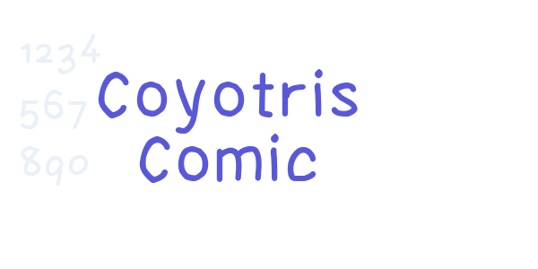 Coyotris Comic font