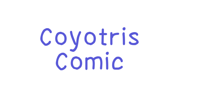 Coyotris Comic Font Download