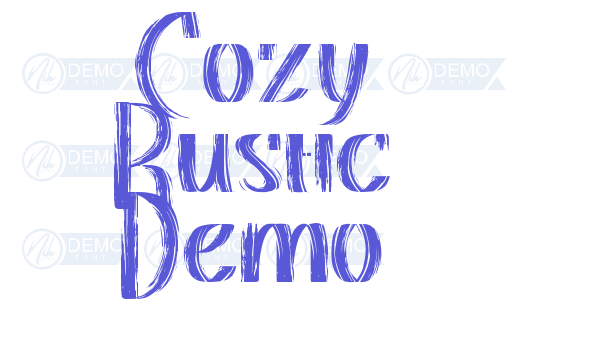 Cozy Rustic Demo Font