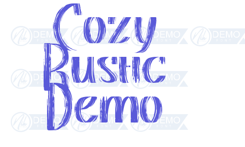 Cozy Rustic Demo Font Download