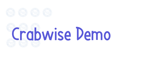 Crabwise Demo font free