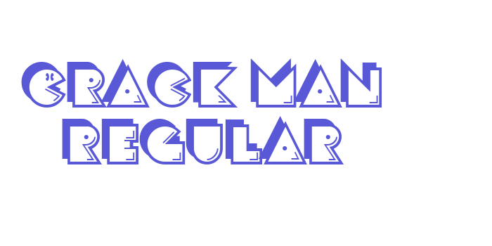 Crack Man Regular Font Download