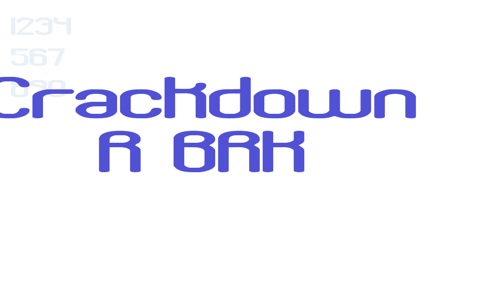 Crackdown R BRK-font-download