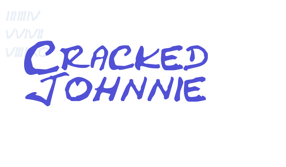 Cracked Johnnie-font-download