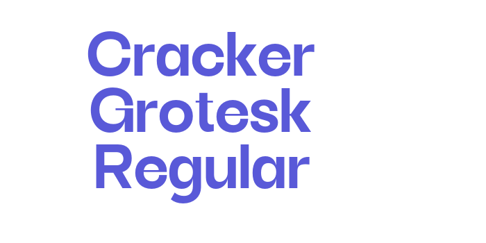 Cracker Grotesk Regular Font Download