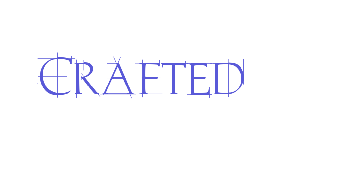 Crafted Font