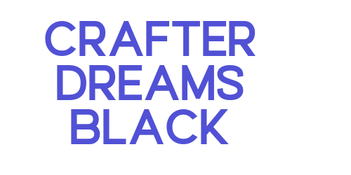 Crafter Dreams Black