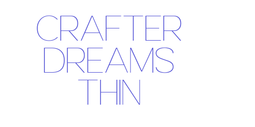 Crafter Dreams Thin
