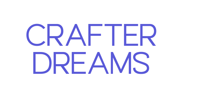 Crafter Dreams Font