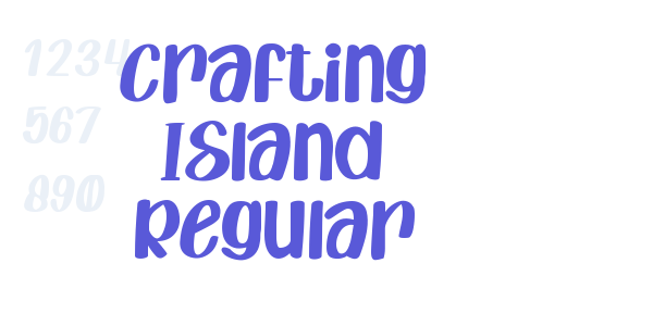 Crafting Island Regular font free