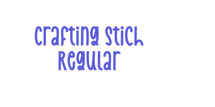 Crafting Stich Regular Font Download