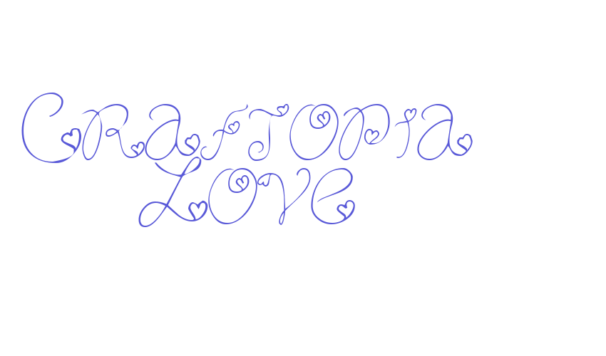 Craftopia Love Font Download