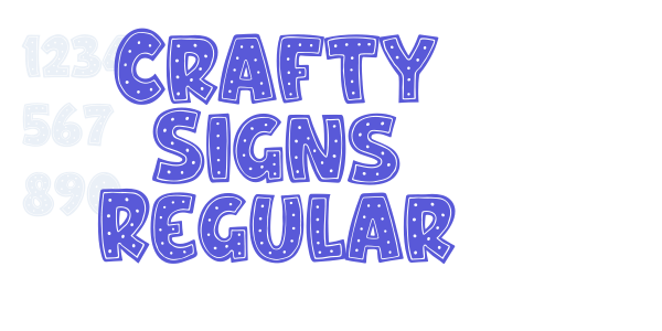 Crafty Signs Regular font