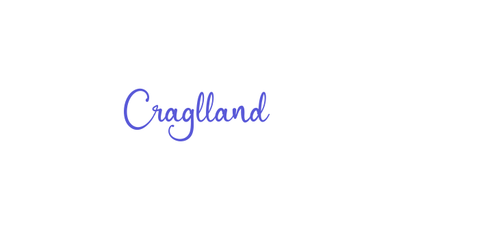 Craglland Font Download