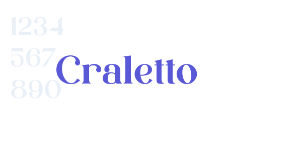 Craletto font free