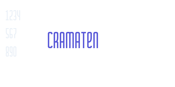 Cramaten font free