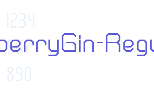 CranberryGin-Regular Font Download