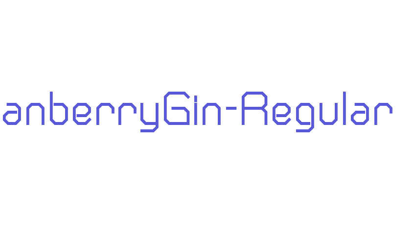 CranberryGin-Regular Font Download