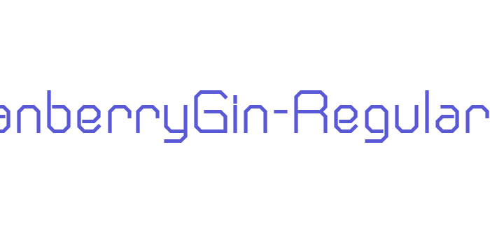 CranberryGin-Regular Font Download