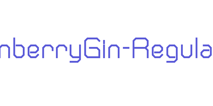 CranberryGin-Regular Font