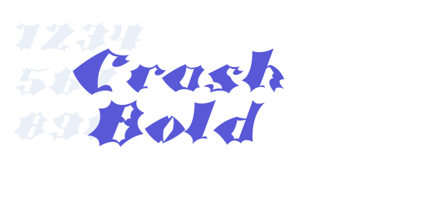 Crash Bold font free