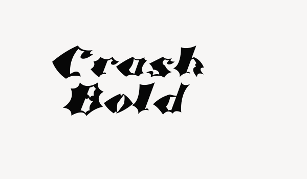 Crash Bold Font