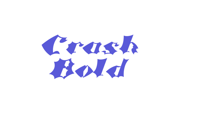 Crash Bold Font