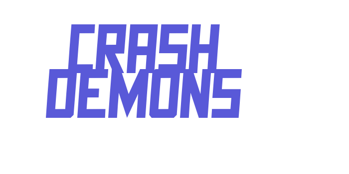 Crash Demons Font