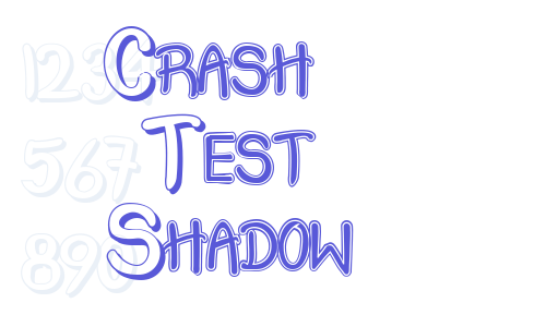 Crash  Test Shadow Font Download