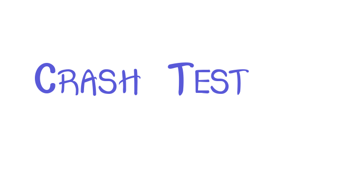 Crash  Test Font Download