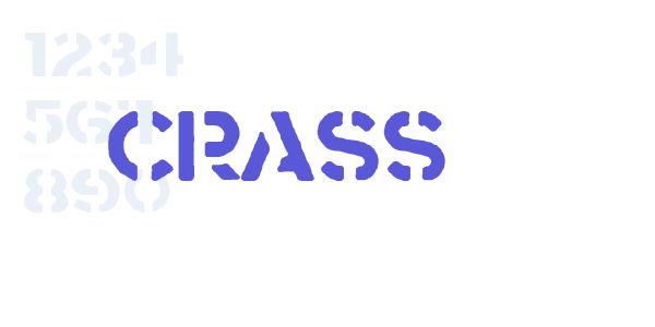 Crass font