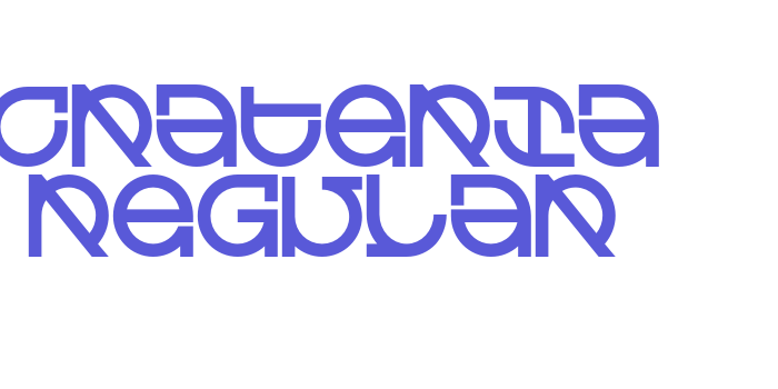 Crateria Regular Font Download