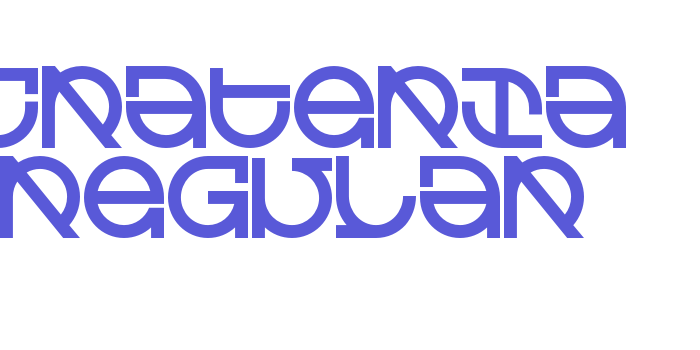 Crateria Regular Font