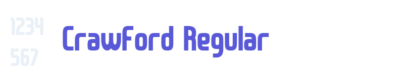 Crawford Regular-related font