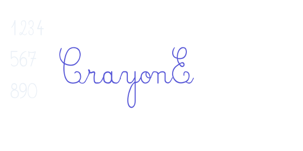 CrayonE font free