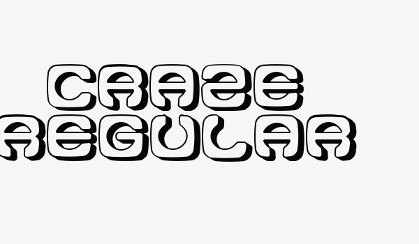 Craze Regular Font