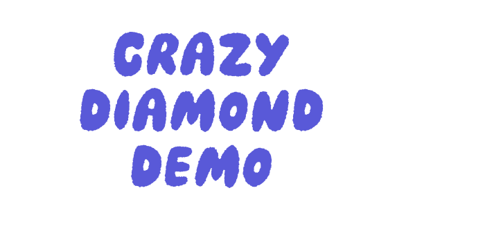 Crazy Diamond DEMO Font Download