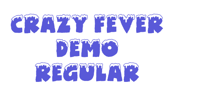 Crazy Fever DEMO Regular Font Download