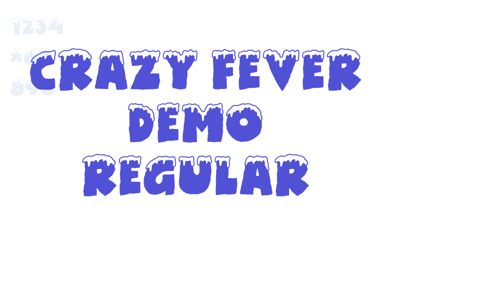 Crazy Fever DEMO Regular-font-download