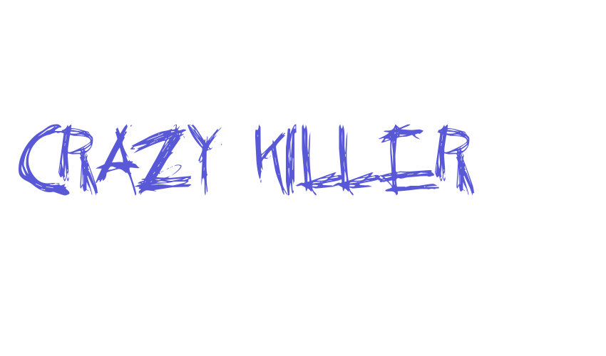 Crazy Killer Font