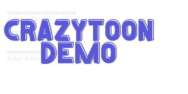 Crazytoon Demo font free