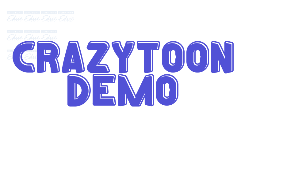 Crazytoon Demo-font-download