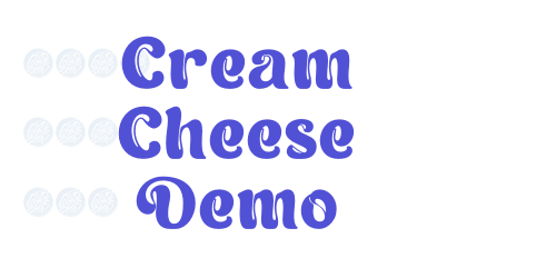 Cream Cheese Demo-font-download
