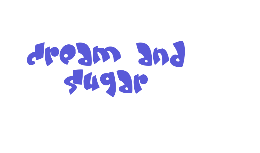 Cream and sugar Font