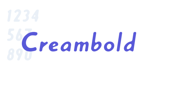 Creambold font free